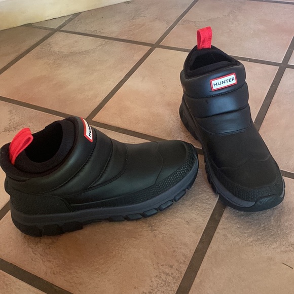 Hunter Black Original Insulated Snow Ankle Boot US 10 UK 8 - Picture 3 of 11